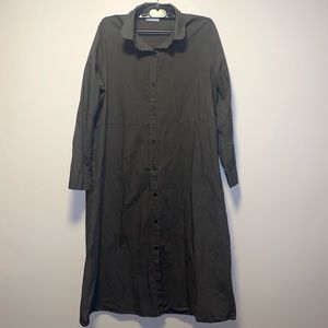 Marigold Shadows Long Sleeve Dress